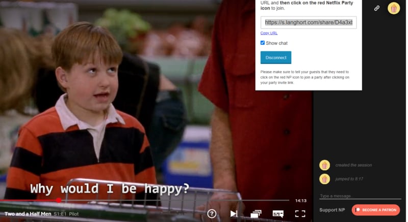 netflix party extension